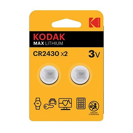 Kodak MAX Jednorazowa litowa baterie CR2430, 2-pack