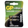 GP Jednorazowa litowa baterie AAA, 2-pack