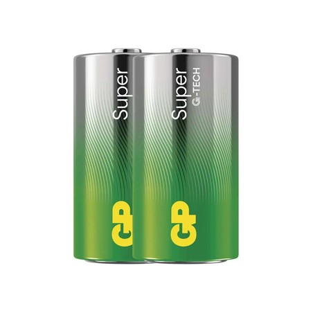 GP Jednorazowa alkaliczna baterie C, 2-pack