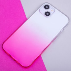 Nakładka Gradient 2 mm do iPhone 15 Plus 6,7&quot różowa