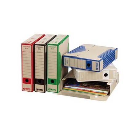 Box archiwum, A4, 75mm, czarny, Emba