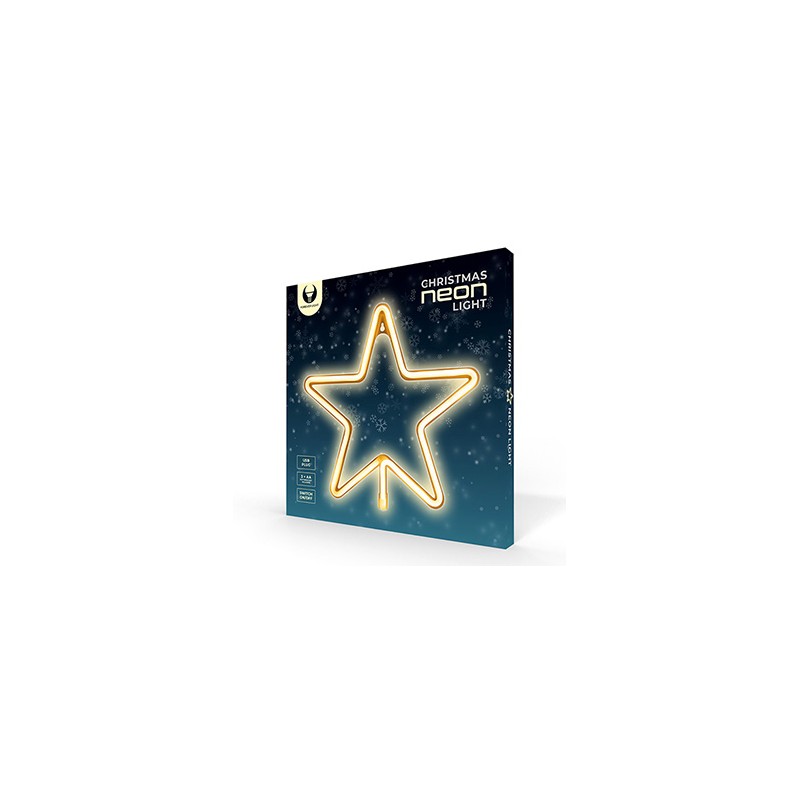 Neon LED CHRISTMAS PENTASTAR warm white FLNE22 Forever Light