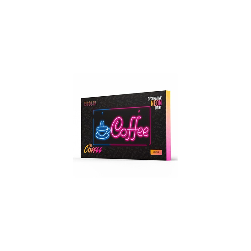 Neon PLEXI LED COFFEE pink blue NNE11 Neolia