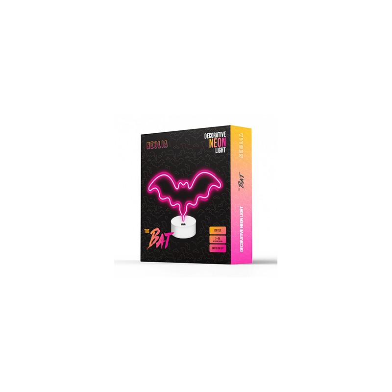 Neon on a stand BAT pink NNE07 Neolia
