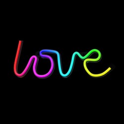Neon LED RGB LOVE FLRN01 + RC Forever Light
