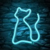 Neon LED Light CAT turquoise NNE24 Neolia