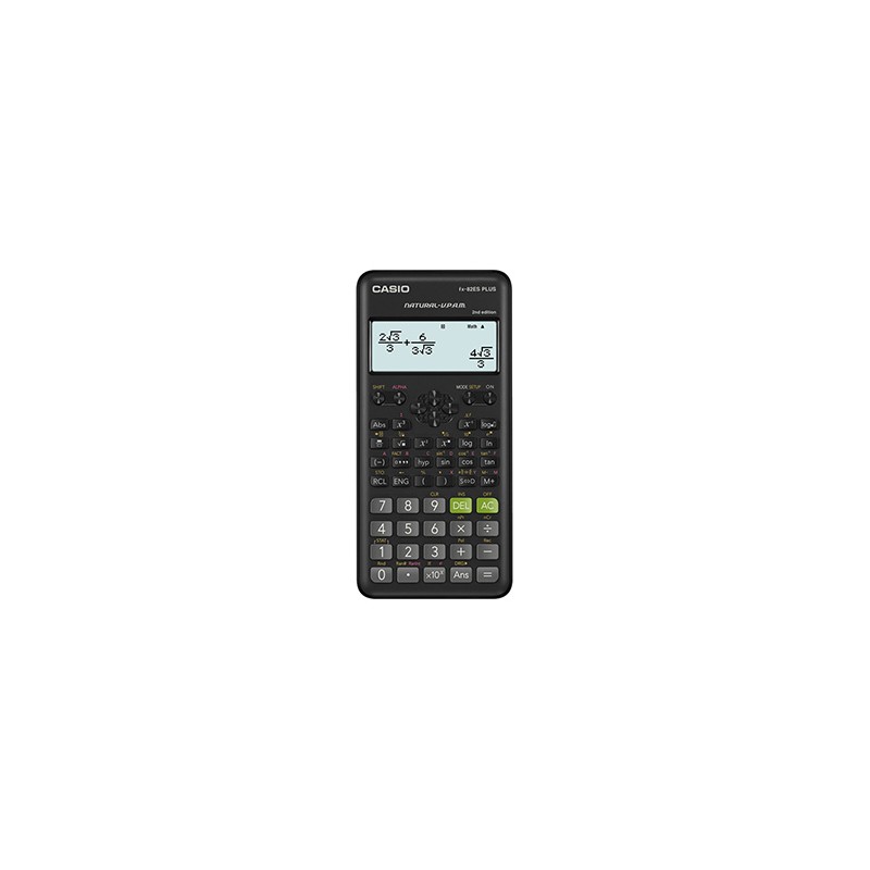 Casio Kalkulator FX 82 ES PLUS 2E, czarna, szkolny
