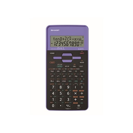 Sharp Kalkulator EL-531THBVL, fioletowy, szkolny