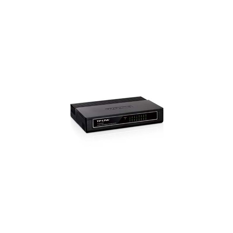TP-LINK switch TL-SF1016D 100Mbps, auto MDI/MDIX