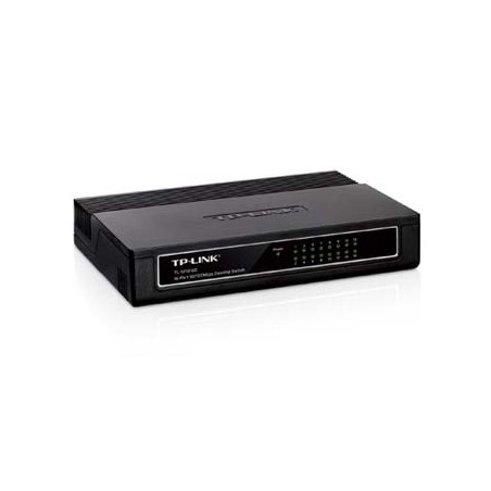 TP-LINK switch TL-SF1016D 100Mbps, auto MDI/MDIX