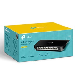 TP-LINK switch TL-SG1008D 1000Mbps, auto MDI/MDIX