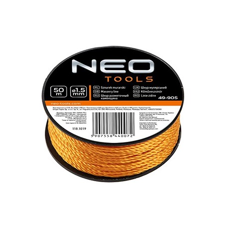 Sznurek murarski 50m 49-905, NEO TOOLS