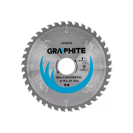 Tarcza do pilarki Graphite 55H545 HM, 165x30 mm