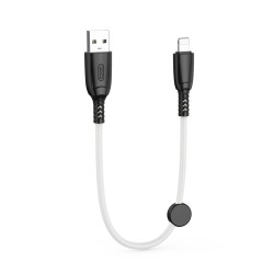 XO kabel NB247 USB - Lightning 0,25 m 6A biały