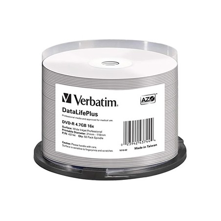 Smartdisk DVD-R, White Thermal Printable, 69831, 4.7GB, 16x, wrap, 100-pack, 12cm, do archiwizacji danych