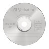 Verbatim DVD-R, Matt Silver, 43729, 4.7GB, 16x, cake box, 10-pack, bez możliwości nadruku, 12cm, do archiwizacji danych