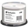 Verbatim DVD-R, DataLifePlus Wide Inkjetr Printable, 43744, 4.7GB, 16X, cake box, 50-pack, 12cm, do archiwizacji danych