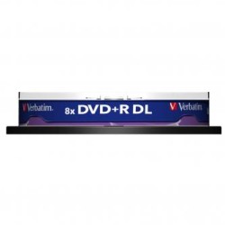 Verbatim DVD+R DL, Double Layer Matt Silver, 43666, 8.5GB, 8x, spindle, 10-pack, bez możliwości nadruku, 12cm, do archiwizacji d