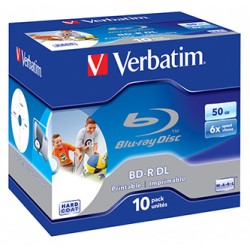 Verbatim BD-R DL, jewel case, 43736, 6x, 10szt.
