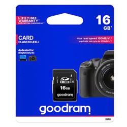 Goodram Karta pamięci Secure Digital Card, 16GB, SDHC, S1A0-0160R12, UHS-I U1 (Class 10)