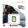 Kingston karta Canvas Select Plus, 512GB, SDXC, SDC2/512GB, UHS-I U3 (Class 10), A1
