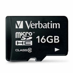 Verbatim Karta  pamięci Micro Secure Digital Card Premium, 16GB, micro SDHC, 44010, UHS-I U1 (Class 10)