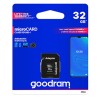 Goodram Karta pamięci Micro Secure Digital Card, 32GB, micro SDHC, M1AA-0320R12, UHS-I U1 (Class 10), z adapterm