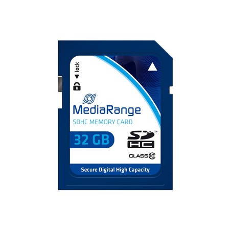 Mediarange Karta pamięci Secure Digital Card, 32GB, SDHC, MR964, UHS-I U1 (Class 10), SDHC, SDXC, EOL