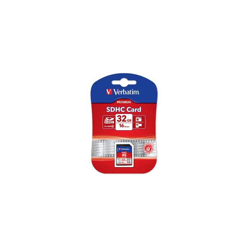 Verbatim Karta pamięci Secure Digital Card Premium U1, 32GB, SDHC, 43963, UHS-I U1 (Class 10)