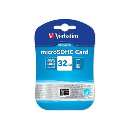 Verbatim Karta  pamięci Micro Secure Digital Card Premium, 32GB, micro SDHC, 44013, UHS-I U1 (Class 10)
