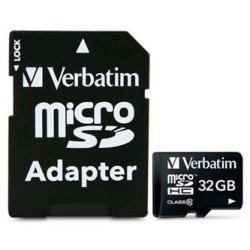 Verbatim Karta  pamięci Micro Secure Digital Card Premium, 32GB, micro SDHC, 44083, UHS-I U1 (Class 10), z adapterm