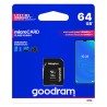 Goodram Karta pamięci Micro Secure Digital Card, 64GB, micro SDXC, M1AA-0640R12, UHS-I U1 (Class 10), z adapterm