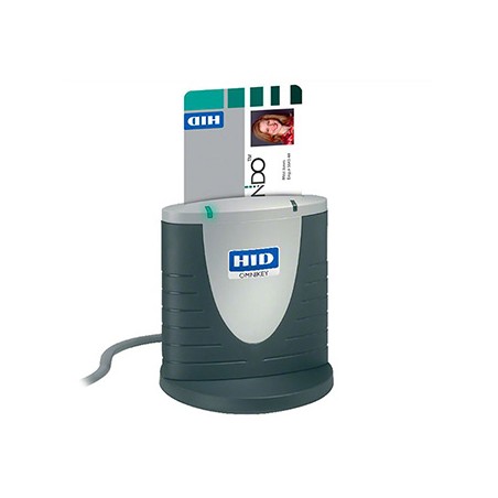 Omnikey czytnik USB 2.0, R31210320-01, karty chipowe, zewnętrzny, szara, złącze USB