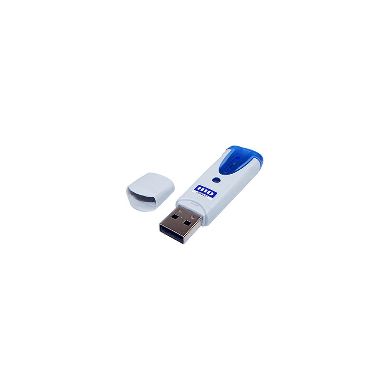 Omnikey czytnik USB 2.0, R61210320-2, karty chipowe, zewnętrzny, biała, złącze USB