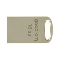 Goodram USB flash disk, USB 3.0, 16GB, UPO3, srebrny, UPO3-0160S0R11, USB A, z oczkiem na brelok