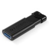 Verbatim USB flash disk, USB 3.0, 16GB, PinStripe, Store N Go, czarny, 49316, USB A, z wysuwanym złączem