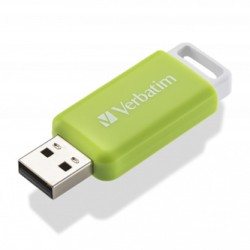 Verbatim USB flash disk, USB 2.0, 32GB, DataBar, zielony, 49454, do archiwizacji danych