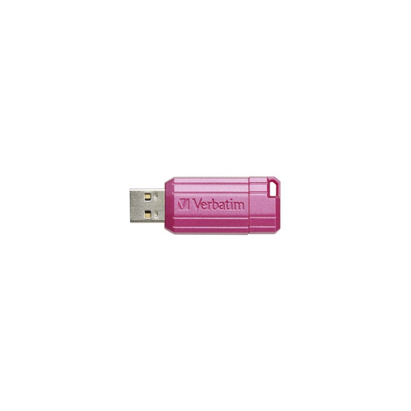 Verbatim USB flash disk, USB 2.0, 128GB, Store,N,Go PinStripe, różowy, 49460, do archiwizacji danych