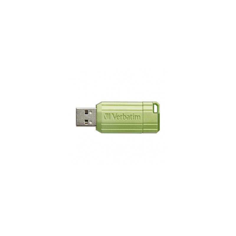 Verbatim USB flash disk, USB 2.0, 128GB, Store,N,Go PinStripe, zielony, 49462, do archiwizacji danych