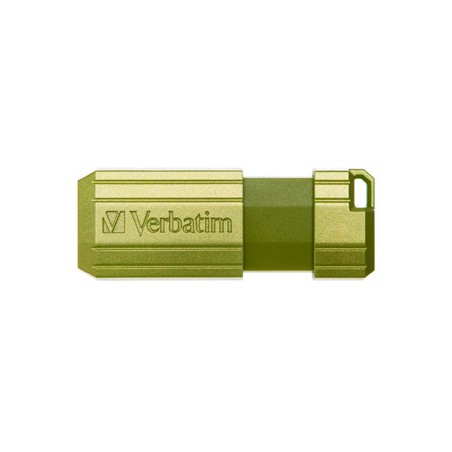 Verbatim USB flash disk, USB 2.0, 32GB, Store,N,Go PinStripe, zielony, 49958, do archiwizacji danych
