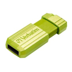 Verbatim USB flash disk, USB 2.0, 32GB, Store,N,Go PinStripe, zielony, 49958, do archiwizacji danych