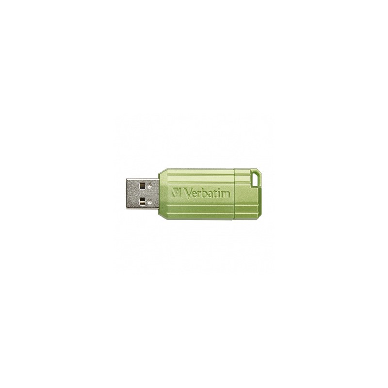 Verbatim USB flash disk, USB 2.0, 64GB, Store,N,Go PinStripe, zielony, 49964, do archiwizacji danych