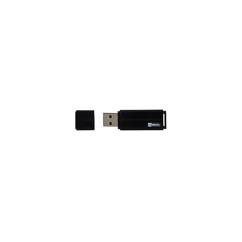 MyMedia USB flash disk, USB 2.0, 8GB, czarny, 69260, z plastikową osłoną