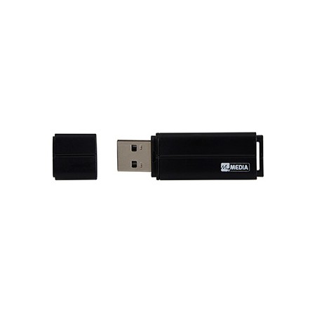 MyMedia USB flash disk, USB 2.0, 8GB, czarny, 69260, z plastikową osłoną