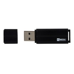 MyMedia USB flash disk, USB 2.0, 32GB, czarny, 69262, z plastikową osłoną