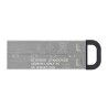 Kingston USB flash disk, USB 3.0, 64GB, DataTraveler(R) Kyson, srebrny, DTKN/64GB, USB A, z oczkiem na brelok