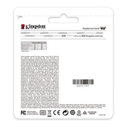 Kingston USB flash disk, USB 3.0, 64GB, DataTraveler(R) Kyson, srebrny, DTKN/64GB, USB A, z oczkiem na brelok