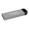 Kingston USB flash disk, USB 3.0, 256GB, DataTraveler(R) Kyson, srebrny, DTKN/256GB, USB A, z oczkiem na brelok