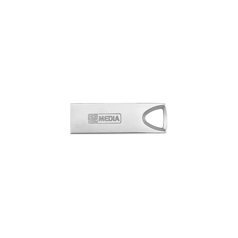 MyMedia USB flash disk, USB 3.2, 64GB, MyAlu, srebrny, 69277, USB A