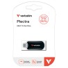 Verbatim Plectra USB flash disk, USB C a USB 3.2 Gen 1, 512GB, Dual QuickStick, szary, 30227, USB C, z oczkiem na brelok